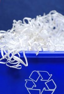 Buy a personal home or office shredder and keep your private files securely